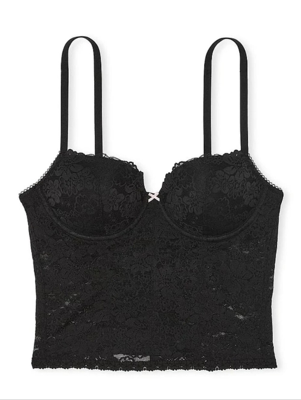 Victoria's Secret PINK | Wink Balconette Corset Top Size S In Black